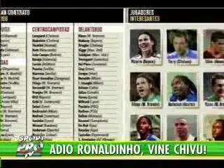 Video: Chivu ii ia locul lui Ronaldinho la Barca