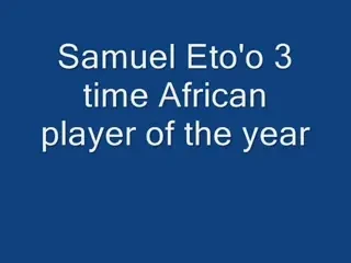 Eto o - 4 milioane de euro pe an daca vine la AC Milan