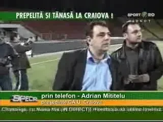 Mititelu: "La anul, Universitatea va fi in Cupa UEFA"
