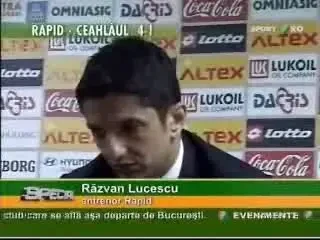 Razvan Lucescu: Fac parte din istoria Rapidului