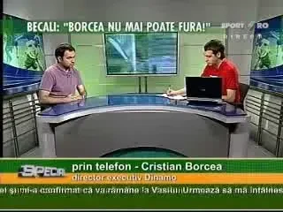 Borcea: Becali vorbeste prea mult. Ar trebui sa aplaude!