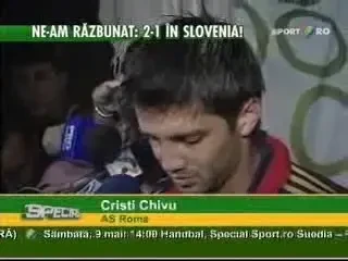 Chivu: Am fost bine pregatiti pentru meciul cu Slovenia