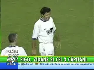 Figo Team 5-4 World Eleven - spectacol cu ultimii trei capitani ai Romaniei