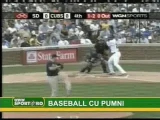 Bataie generala la un meci de baseball