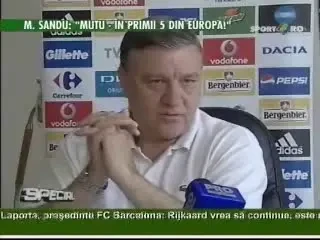 Mircea Sandu: In liga I, nu sunt bugete mai mari de zece milioane
