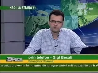 Gigi Becali: "Hagi si-a pus singur obiectivul: titlul!"