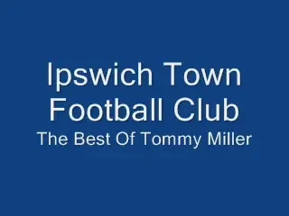 Hagi il vrea pe Tommy Miller la Steaua!