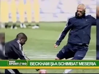Ajuns in America, Beckham si-a schimbat sportul!