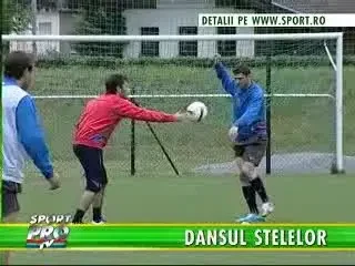 Radoi - "balerin" in cantonamentul Stelei