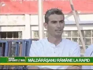 Maldarasanu: M-am linistit. Raman la Rapid