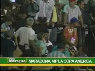 Maradona - suporter de lux la Copa America