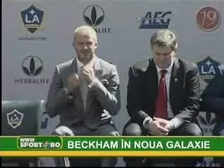 Beckham a fost prezentat oficial la LA Galaxy