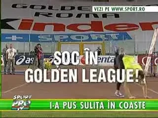 SOC LA GOLDEN LEAGUE - SULITA TRIMISA DE TERO PITKAMAKI S-A INFIPT INTR-UN ATLET!