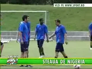 Emeghara viseaza la un meci Steaua-Barcelona