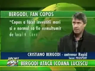 BERGODI IL ATACA PE RAZVAN LUCESCU