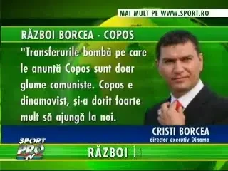 Cristi Borcea: Ce transferuri a facut Copos? Niste glume comuniste, poate