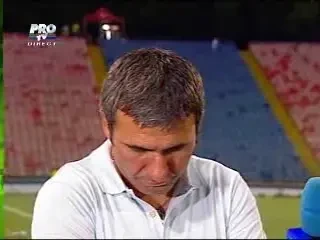 Hagi: "Intrarea suporterului in teren a fost un incident nefericit"