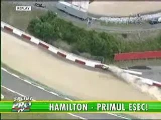 Hamilton - la un pas de moarte la Nurburgring