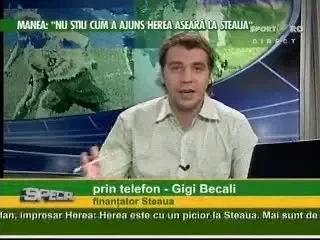 Gigi Becali: Apropos de demnitate si onoare, Herea se duce unde vrea el