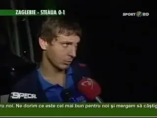 Rada: "Nu conteaza scorul, e bine ca am castigat"