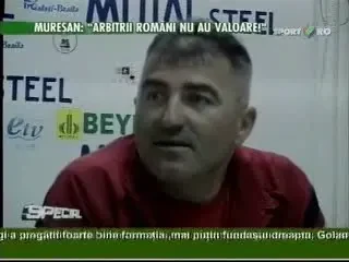 Iuliu Muresan: "Arbitri romani nu au valoare"
