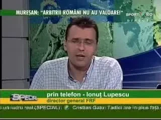 Ionut Lupescu: "Eu nu antrenez arbitri, eu doar fac delegarile"