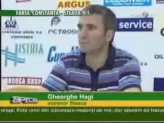 HAGI: SUNT FERICIT, INSA NU IMI CADE PREA BINE SA BAT PE FARUL!