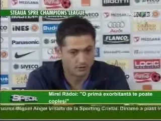 Radoi: "Nu ne intereseaza suporterii care striga de rau"