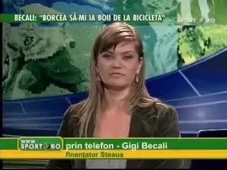 Becali: Borcea ma fura, nu pot fi prieten cu el