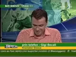 Becali: Daca am nevoie, port fularul lui Dinamo si la gat si la Maybach