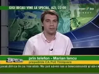 Iancu: Il inteleg pe Becali. Are tot dreptul sa se poarte asa
