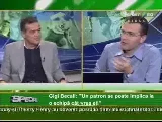 GIGI BECALI: NU E NICIO CLAUZA IN CONTRACTUL LUI HAGI. IL DAU AFARA CAND VREAU