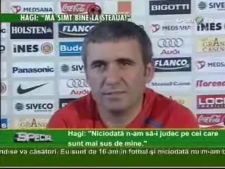 HAGI: LUI BECALI NU I-AM PROMIS NIMIC. RADOI ERA O ALTERNATIVA