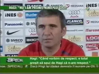 Hagi: Nu ma supar pe Gigi, ca n-am de ales!