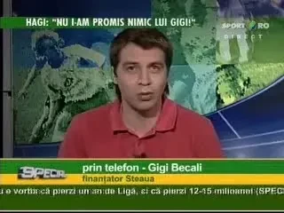 Becali: Hagi nu se mai intelege cu Adrian Ilie