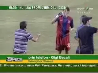 Jucatorii catre Becali: Nea Gigi, Hagi poate pierde bani, e milionar, noi traim din prime