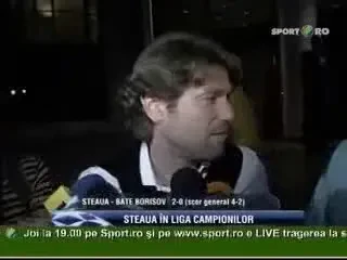 Belodedici: Ma bucur pentru Steaua si mai ales pentru Hagi