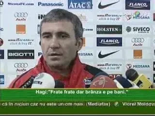 Hagi: Nu este bine sa aruncam cu pietre in Ganea