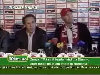 Zenga: Vreau sa duc Dinamo pe drumul cel bun
