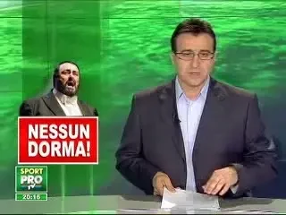 Luciano Pavarotti omagiat la meciul Anglia-Israel in direct pe Sport.ro