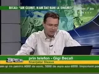 GIGI BECALI: I-AM PROMIS DIN NOU LUI BORCEA CA NU MA VOI MAI LUA DE EL