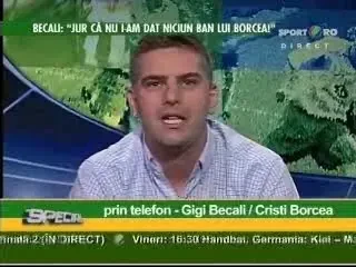 DIALOG INCENDIAR BORCEA - GIGI BECALI: DERBYUL STEAUA - DINAMO LA BUTOANE