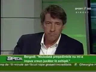 Bergodi: Ma inteleg cu Copos, dar vor veni si momente grele