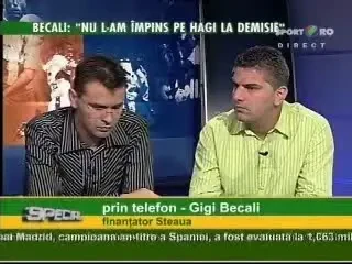GIGI BECALI: HAGI A RENUTAT SA-SI IA BANII DIN CONTRACT: 200.000 EURO