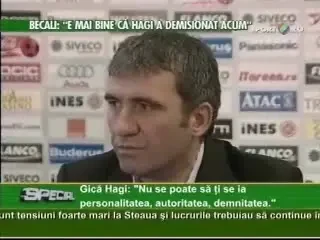 Hagi: "Daca pierdeam, eu greseam. Cand bateam, castiga Becali"