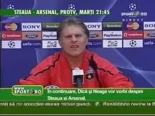 PEDRAZZINI: NU STIU DACA NEAGA VA JUCA CU ARSENAL