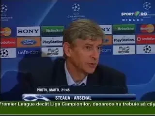 Wenger: "Vrem sa jucam cu stil si sa castigam cu stil!"