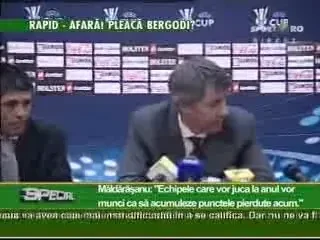 BERGODI: PROBABIL CA MAINE IMI VOI DA DEMISIA