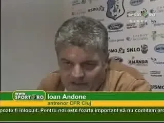 Andone: A fost cel mai slab meci de cand sunt la Cluj. Am castigat cu sansa