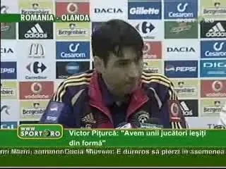 Piturca: "Vreau ca Dorinel sa se retraga la meciul cu Albania"